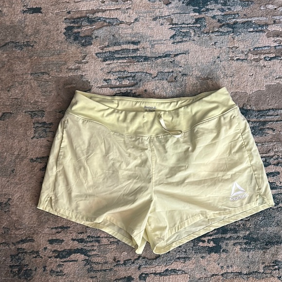 Reebok Women's Yellow Shorts - Picture 1 of 2